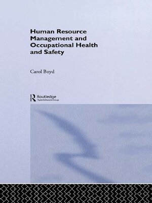 cover image of Human Resource Management and Occupational Health and Safety